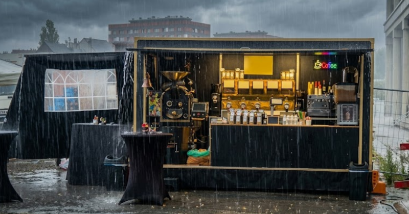 Café torréfié sous la pluie : le plus sauvage d'août