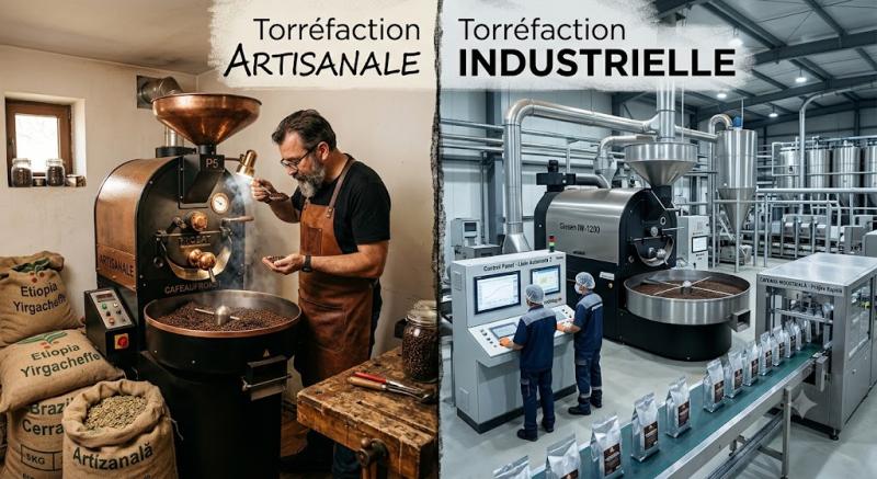 Torréfaction artisanale vs industrielle : pourquoi la météo change le goût de votre café